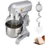 Vevor Electric Dough Machine 10 15 20 30L Stainless Steel Commercial Cream Egg Whisk Mixer Processor Kitchen Food Stand Blender - Cooky Kitchenware