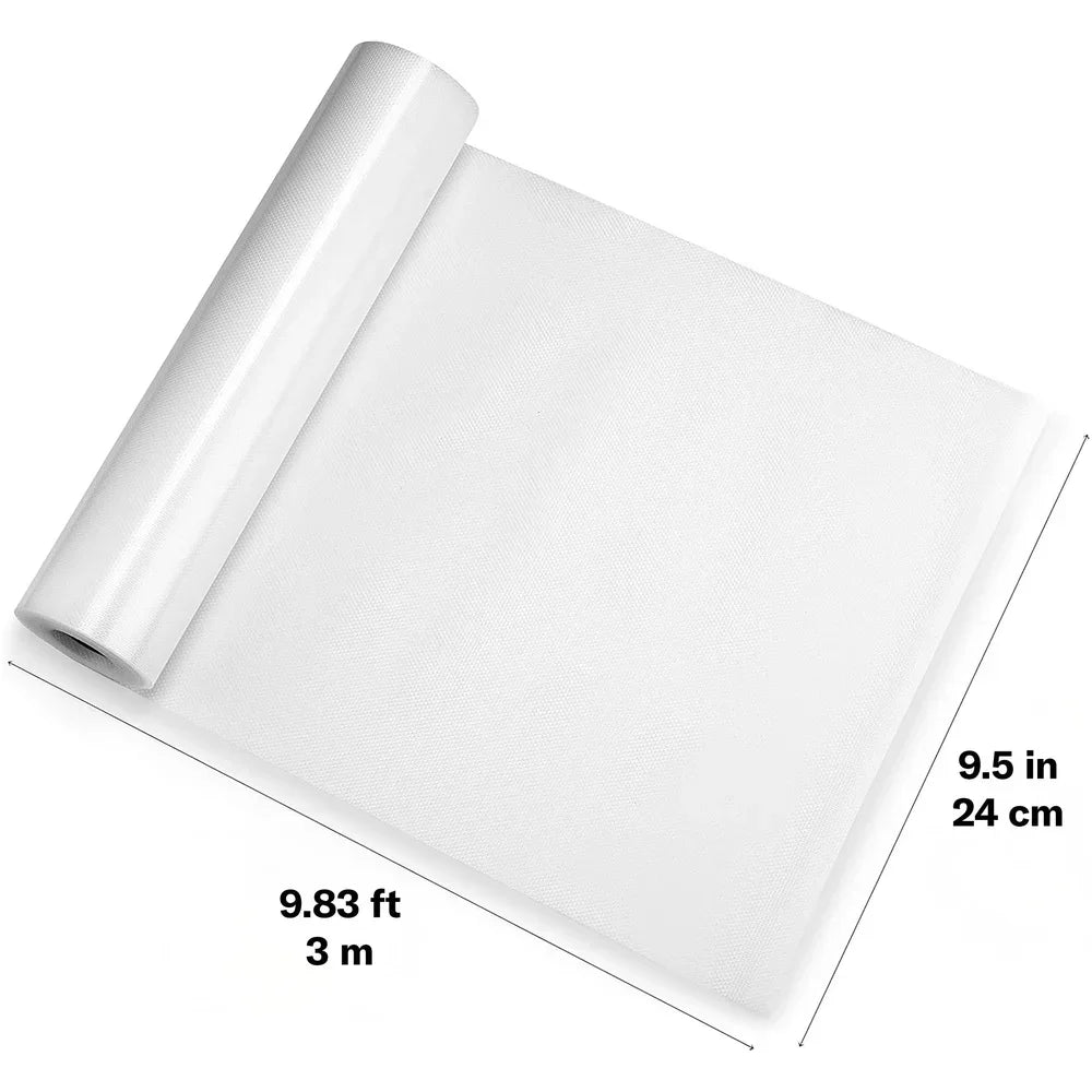 Disposable Plastic Cutting Board Adjustable Length Sanitary Mess-Free Cleanup Textured Non-Slip Surface Perfect Cooking Camping - Cooky Kitchenware