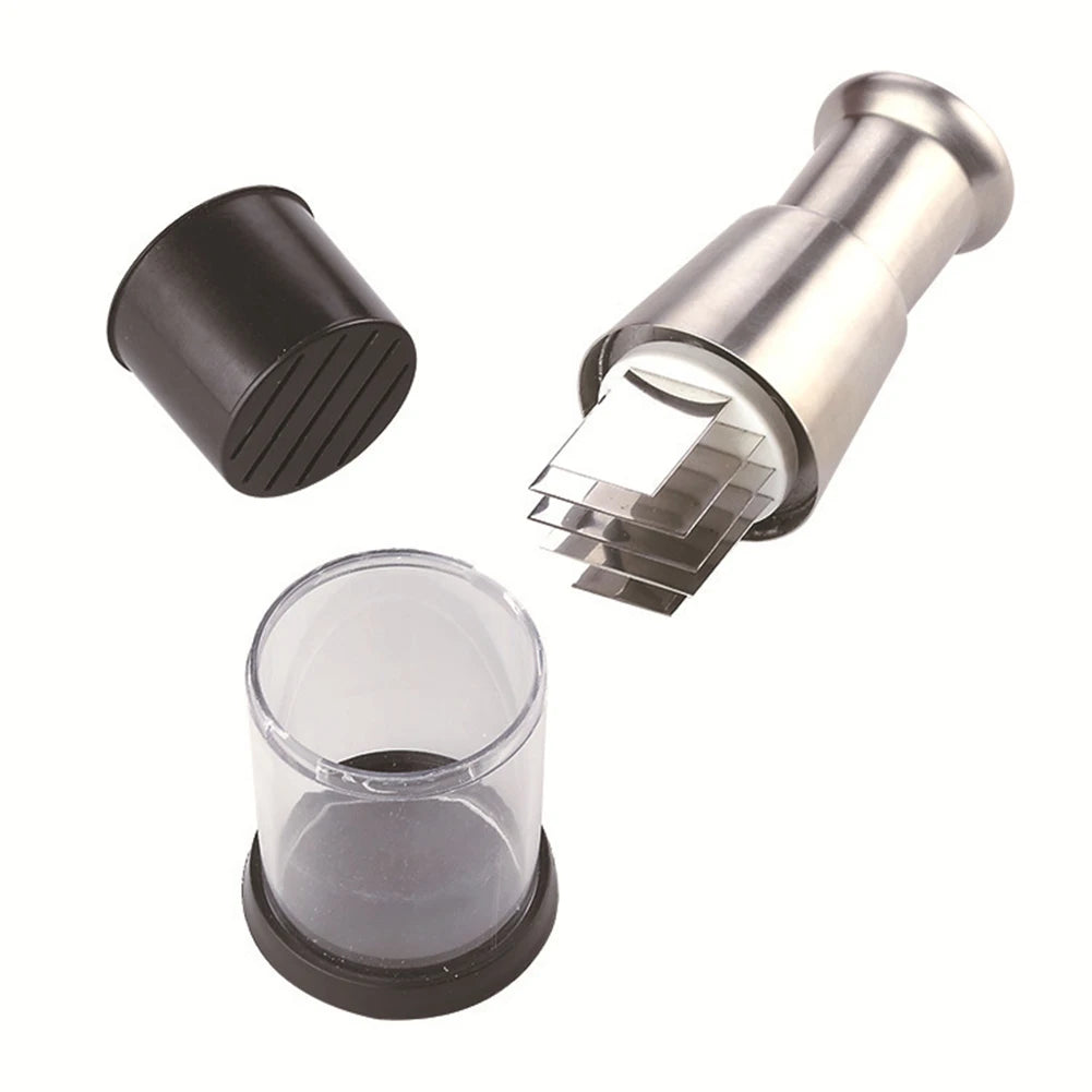 Stainless Steel Manual Hand Chopper Kitchen Tools Vegetable Chopper Mini Garlic Mincer for Garlic Ginger Herbs Nuts