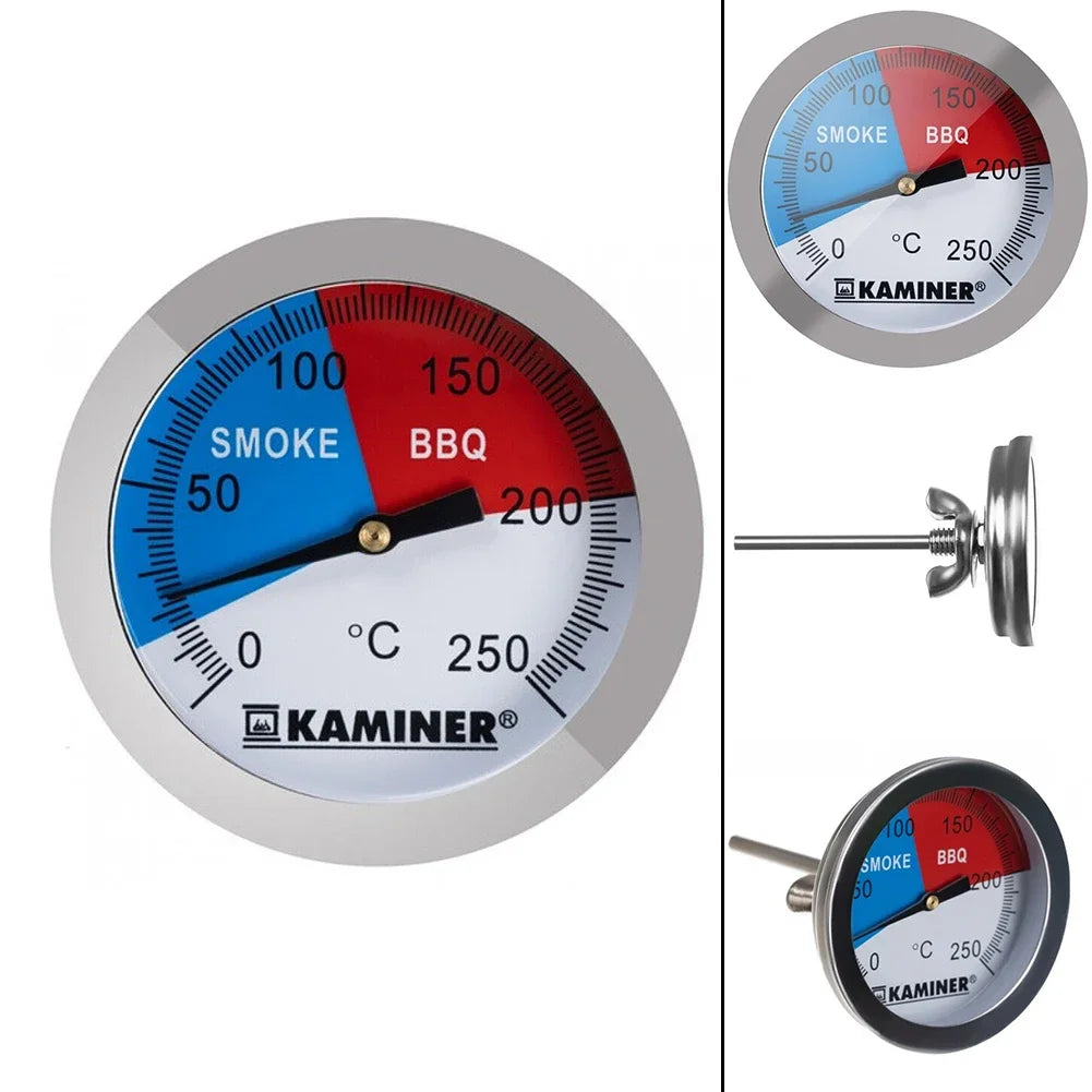 Stainless Steel BBQ Grill Thermometer Gauge Sensor Cooking Tools Meat Kitchen Food Temperature Meter For Outdoor Camping - Cooky Kitchenware
