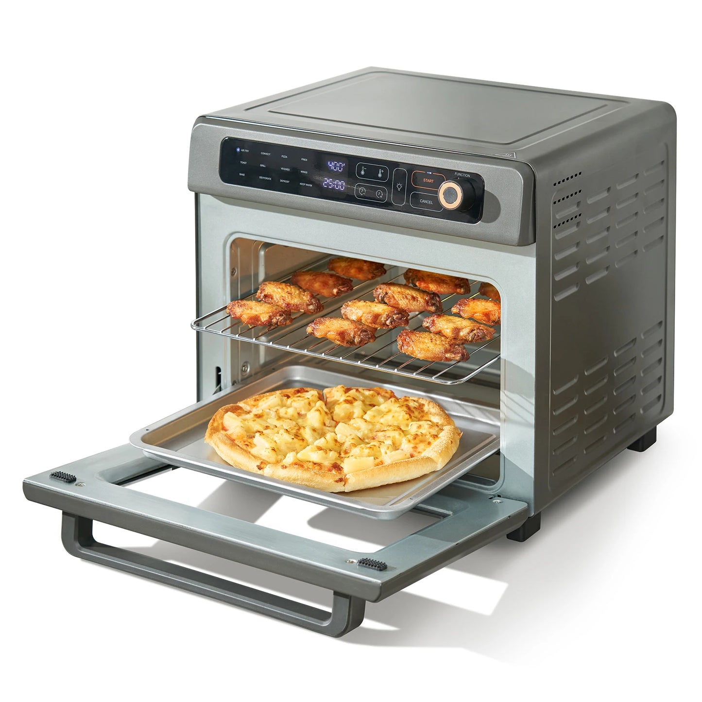 SucceBuy Air Fryer Toaster Oven 25L Stainless Steel Kitchen