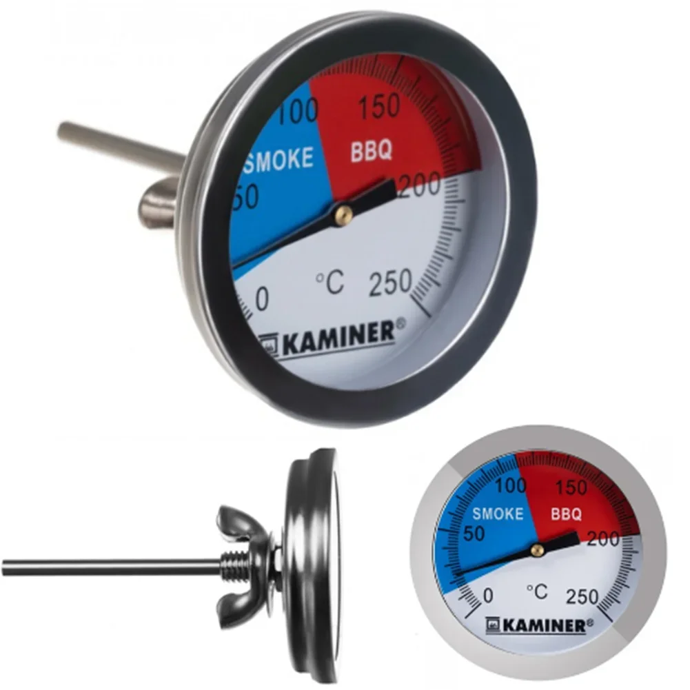 Stainless Steel BBQ Grill Thermometer Gauge Sensor Cooking Tools Meat Kitchen Food Temperature Meter For Outdoor Camping - Cooky Kitchenware