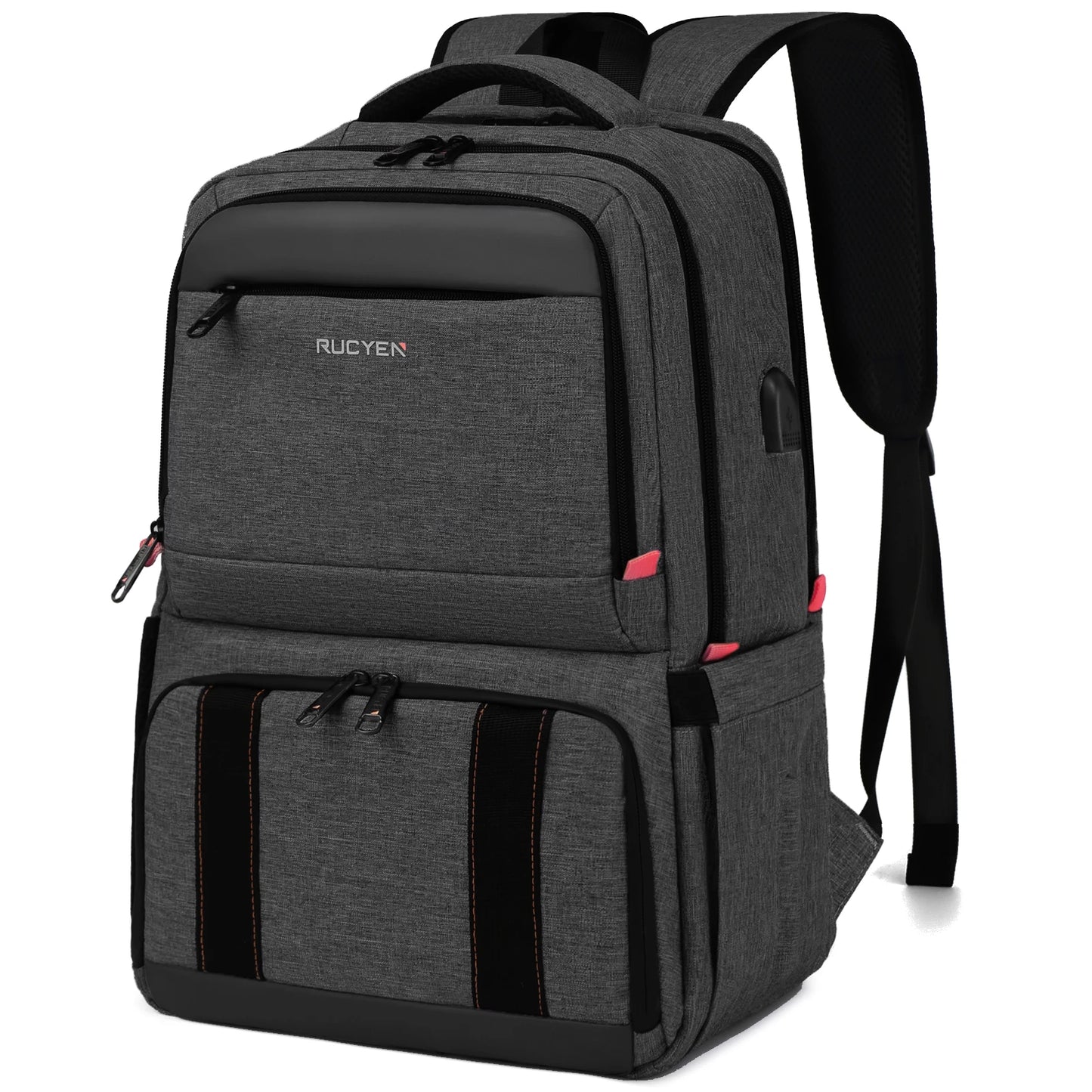 Insulated Backpack Lunch Bag Food Box Durable Waterproof  Leak Proof Cooler Case Camping Oxford Dinner Backpacks Icebox with USB - Cooky Kitchenware