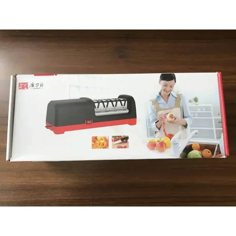 GRINDER 4 Stage Diamond Electric Knife Sharpener With 2800rpm Rotational Speed And 18W Rated Power CE Certif TG2102