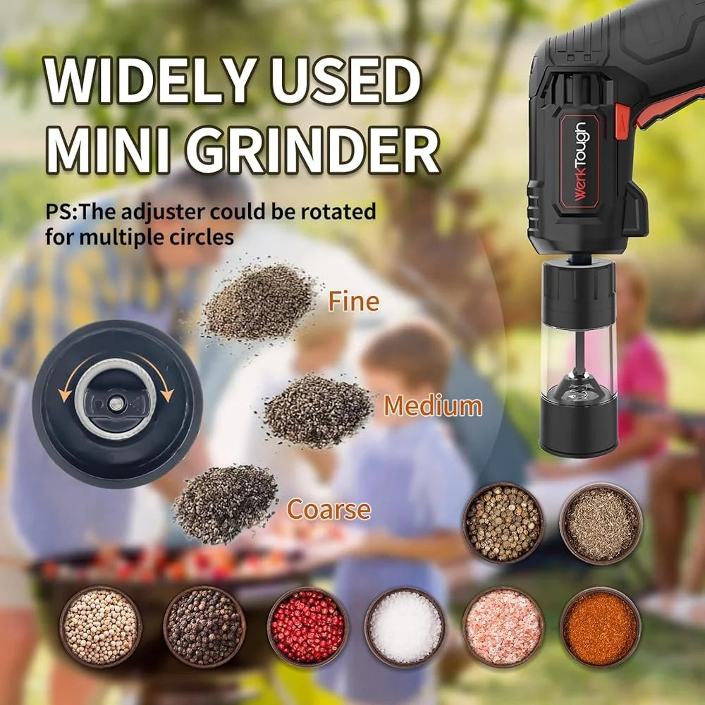 4V Cordless Corkscrew Wine Opener With Grill Kit USB C