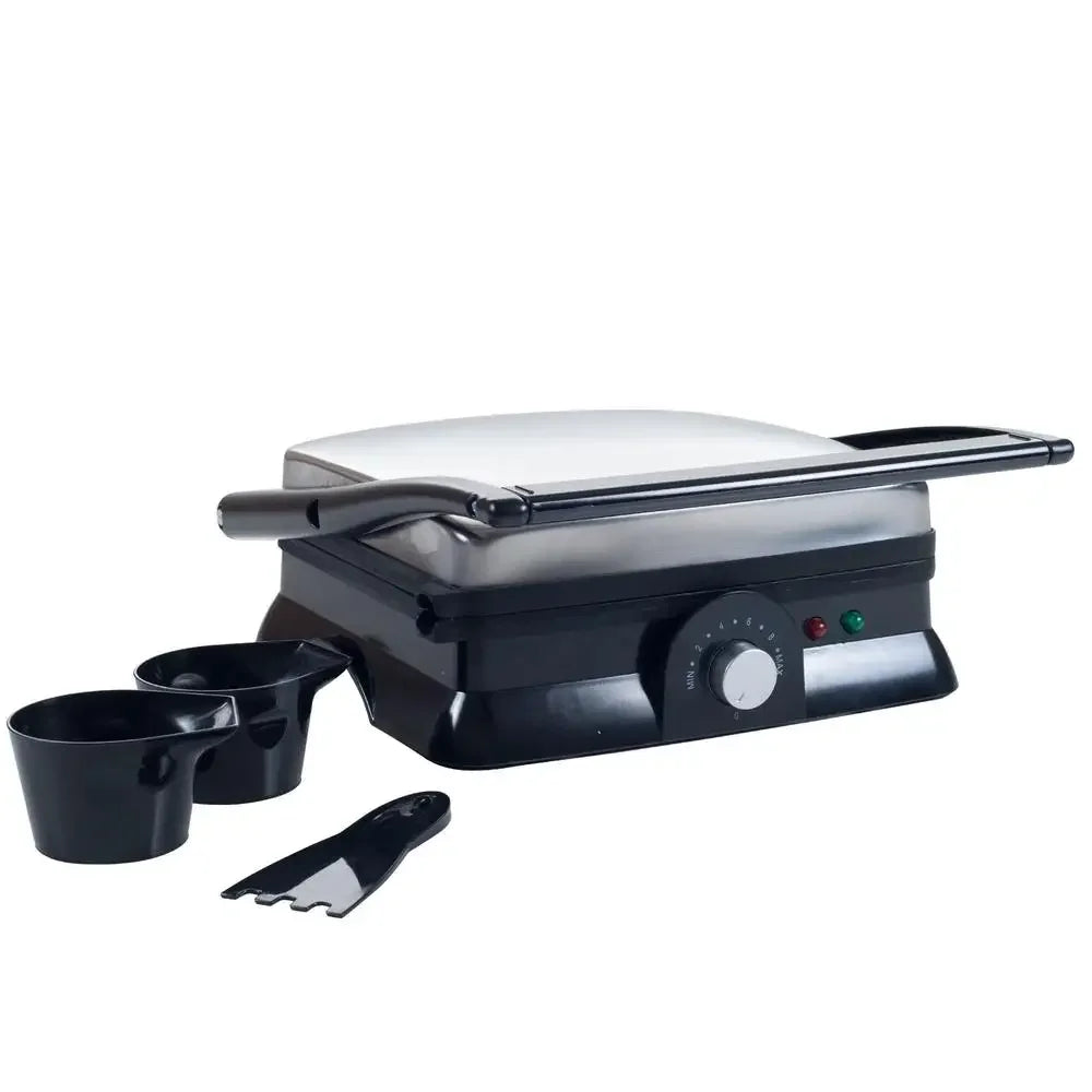 Electric Panini Press Grill Sandwich Maker with Nonstick Plates Large Cooking Surface and 1400W Fast Prep - Cooky Kitchenware