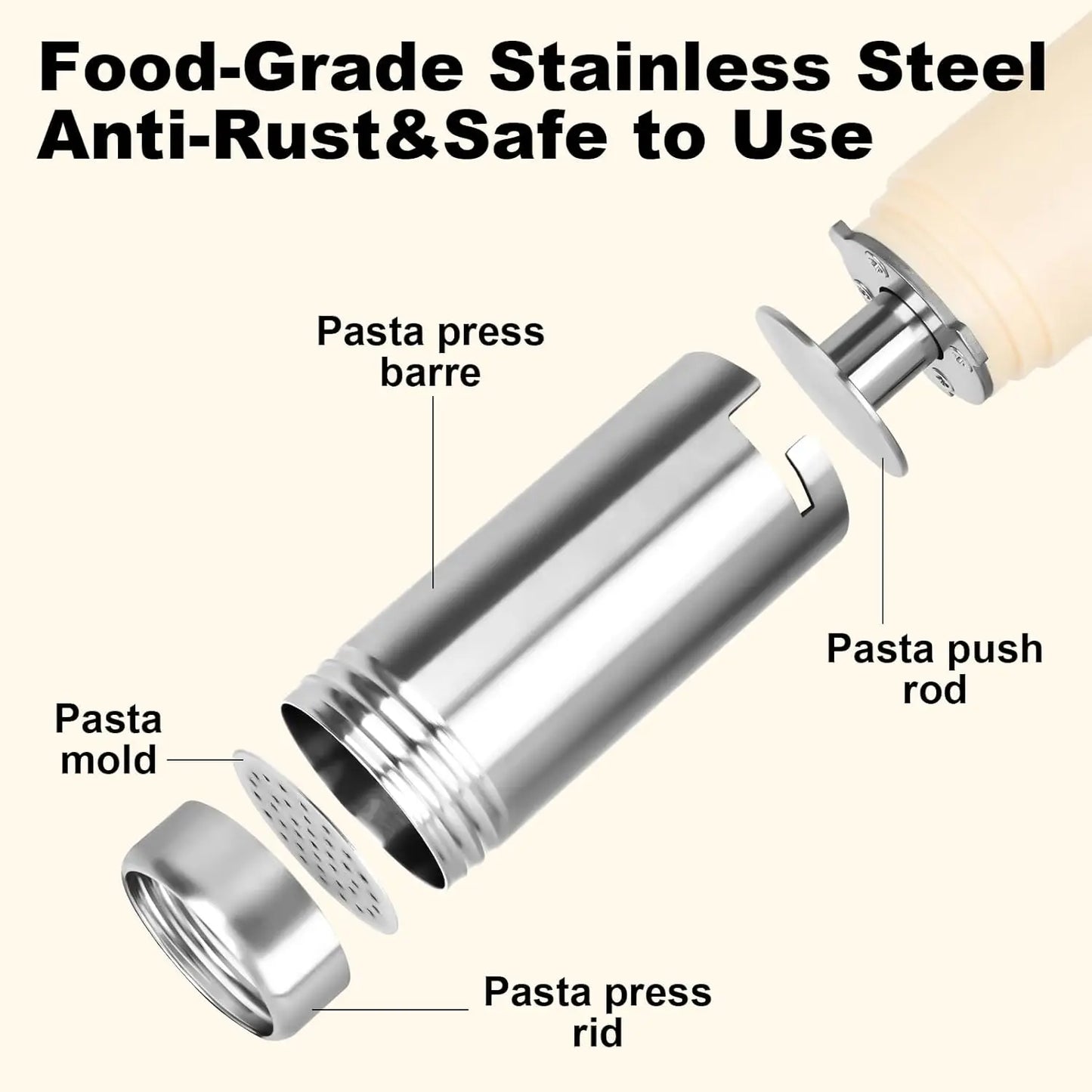 Electric Pasta Maker Machine Noodle Maker Automatic Spaghetti Maker All In One Cordless Homemade - Cooky Kitchenware