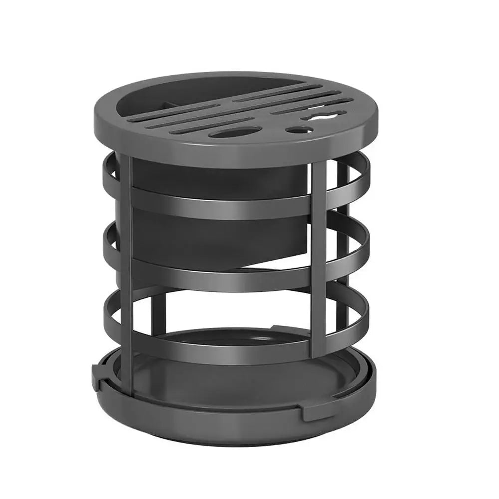 Rotatable Cutter Organizer Stand Portable Waterproof Utensil Holder Rotating Kitchen Cutter Block - Cooky Kitchenware