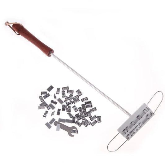 DIY BBQ Steak Meat Branding Iron Stick Set Grilling Signature Names Marking Stamp Tool Kitchen Accessories for Family Picnic ﻿ - Cooky Kitchenware