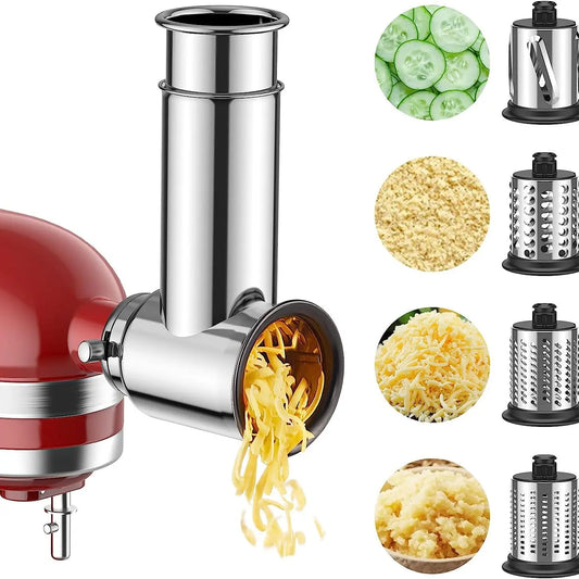 2024 New Slicer Shredder Attachment for KitchenAid Stand Mixers Vegetable Chopper Accessory Salad Maker Kitchen Meat Grinder - Cooky Kitchenware