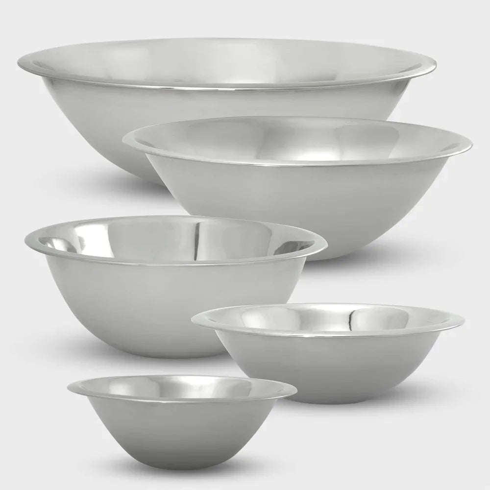 5 Pc Stainless Steel Mixing Bowl Set