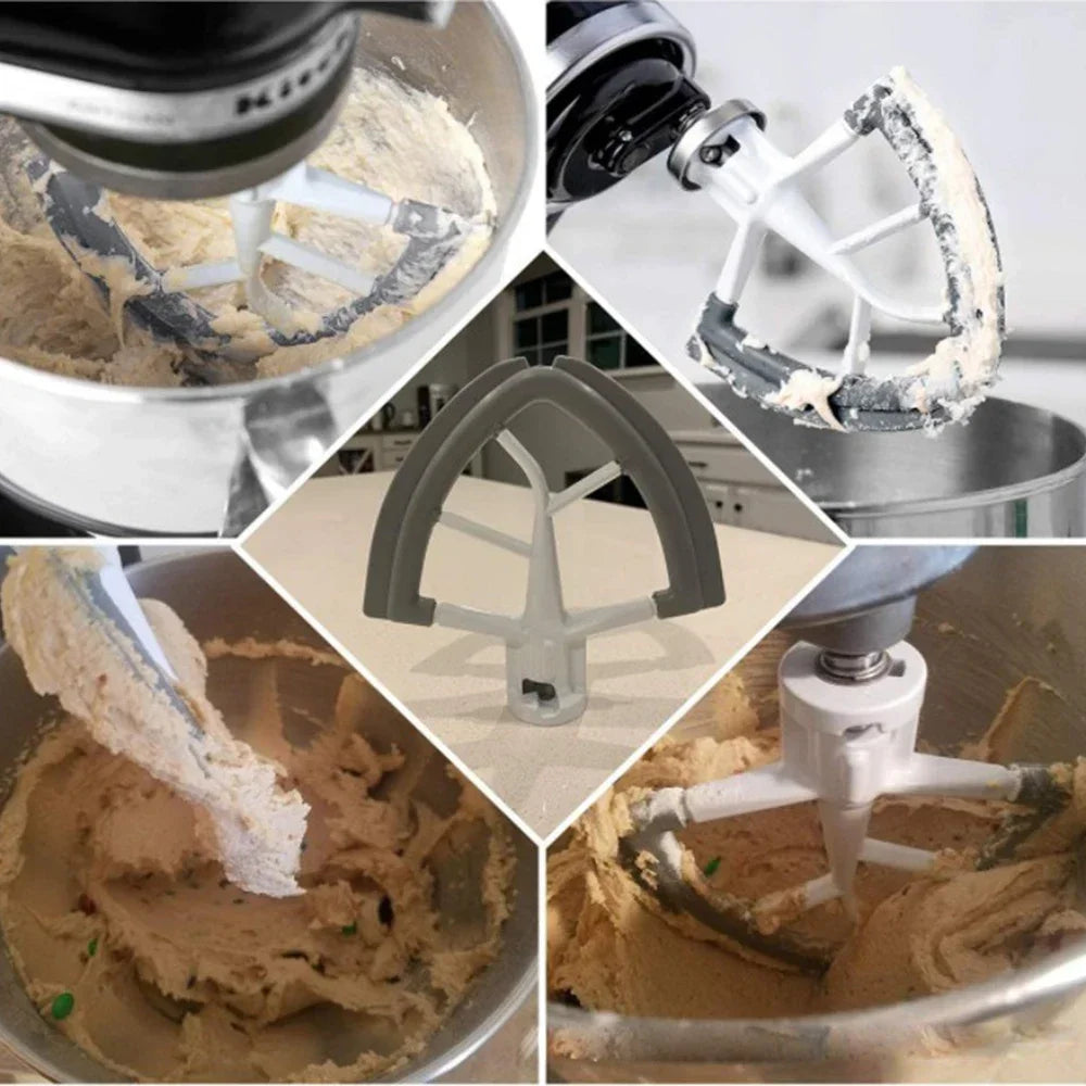 Flex Edge Beater for KitchenAid Mixer 4.5-5 QT Tilt-Head Stand Mixer Attachments, Silicone Mixer Paddle Accessories Blender Part - Cooky Kitchenware