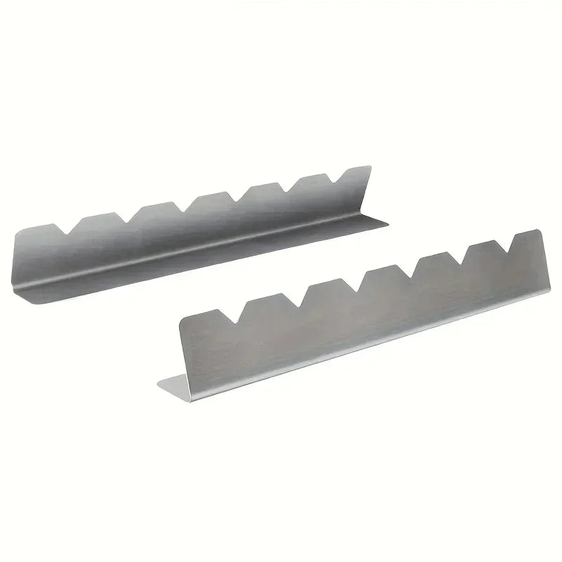 2 Pack Kebab Rack And Skewer Holders Stainless Steel