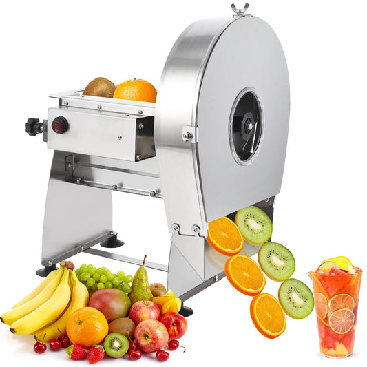Electric Vegetable and Fruit Slicer Stainless Steel 0.2-10mm