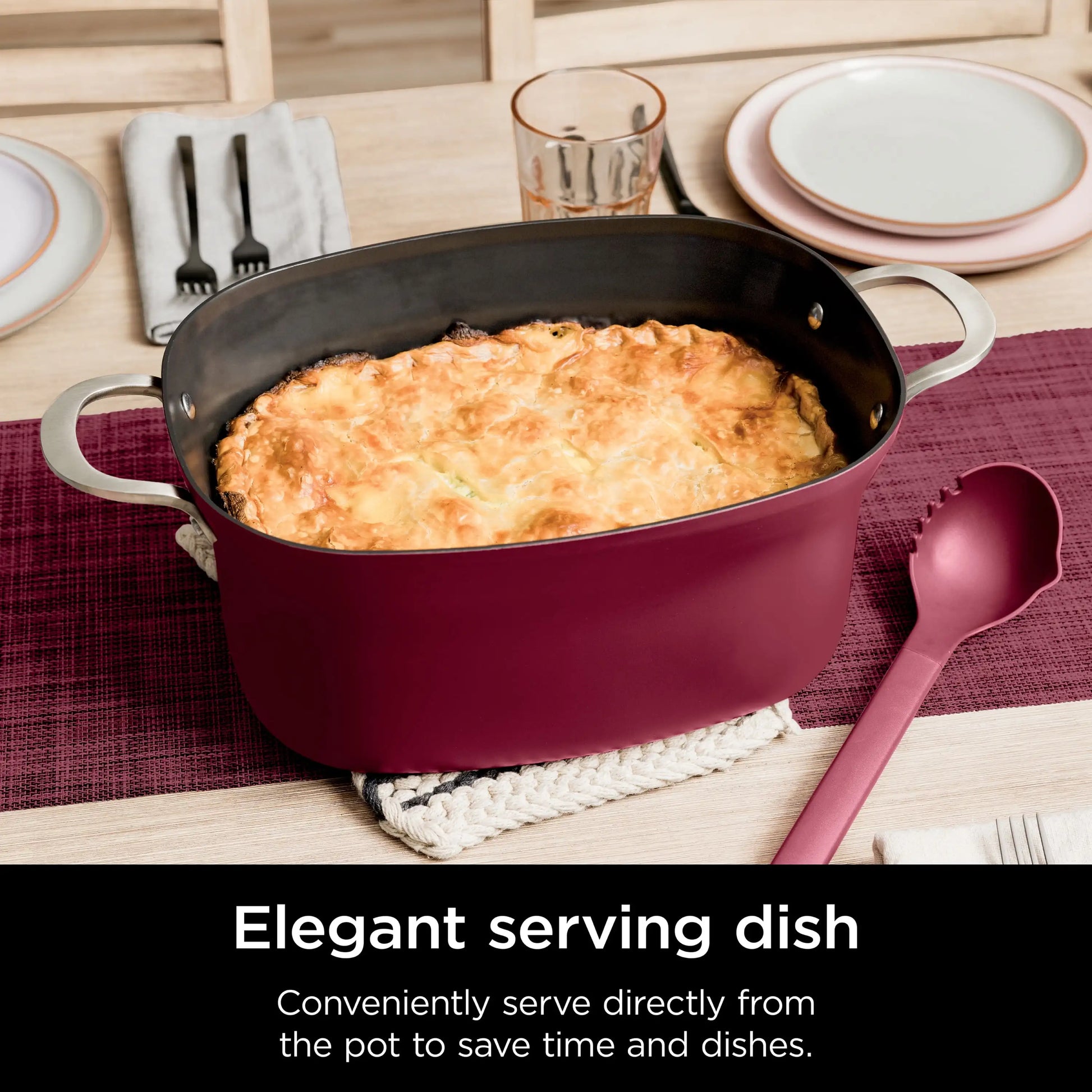 Ninja Foodi Possible Cooker 8.5qt Multi-Cooker, Cherry Tarte, MC1000WM - Cooky Kitchenware