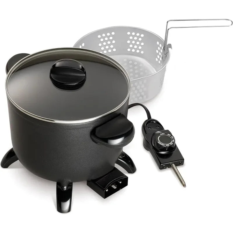 Upgraded Version Kitchen Kettle Multi Cooker and Steamer Black Home - Cooky Kitchenware