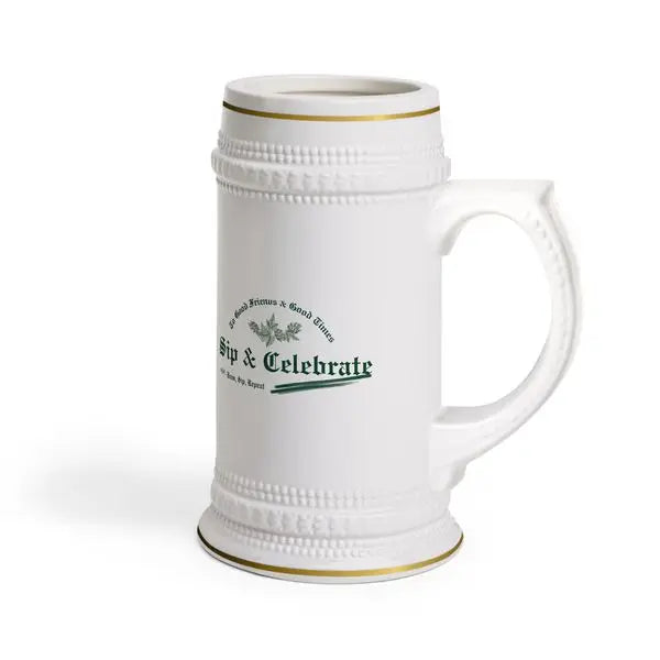 Florida Beer Stein Mug Gold Detailing Sip And Celebrate