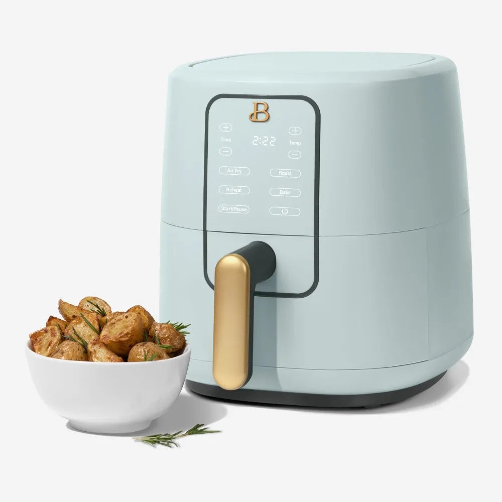 3 Qt Air Fryer with TurboCrisp Technology, Hydrangea by Drew Barrymore - Cooky Kitchenware