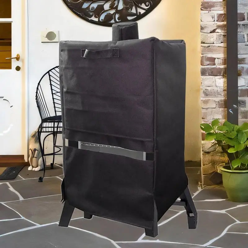Waterproof Smoker Cover Reflective Waterproof Vertical Smoker Cover Portable BBQ Supplies Windproof Protection Tool For Cooking - Cooky Kitchenware