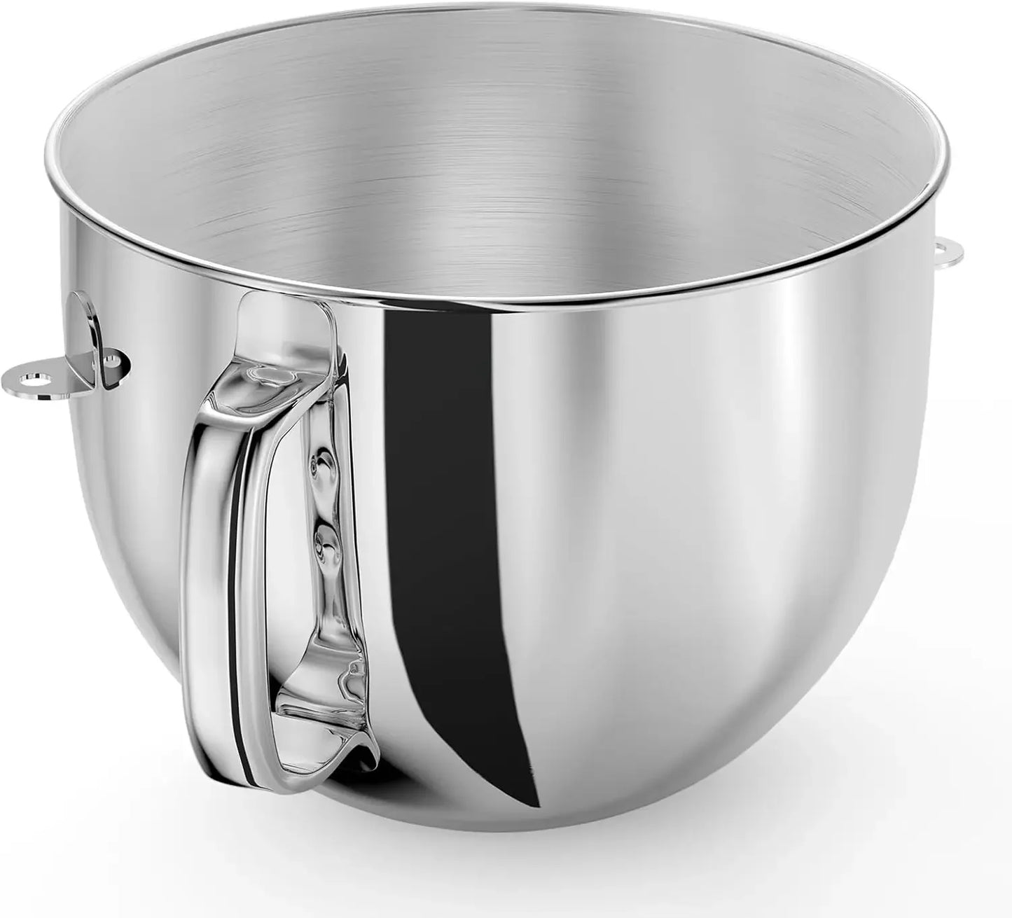 KA7QBOWL Stainless Steel Mixer Bowl with Handle, 7QT, Stand Mixers, Kitchen Aid Mixing Bowl, 7QT Tilt-Head Mixer with Handle